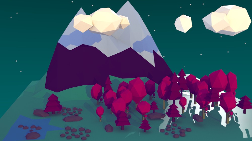 Low Poly Land preview image 1